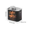 Coffee Bean Airtight Cans Iron 150g Food-grade Packaging Storage Cans Kitchen Storage Organizer Box Friends Gifts