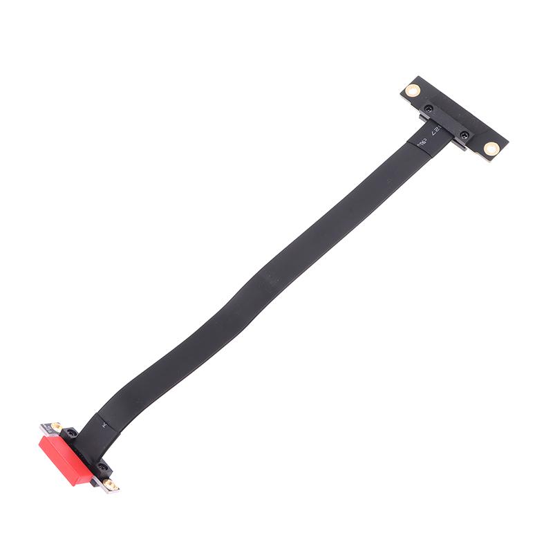 Pci-E 3.0 1X Riser Cable Dual 90 Degree Right Angle Pcie 3.0 X1 To X1 Extension Cable 8Gbps Pci Express 1X Riser Card