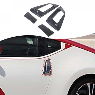 Mattschwarze Außentür-Griffschale Zierabdeckung für Nissan 370Z Z34 2009-