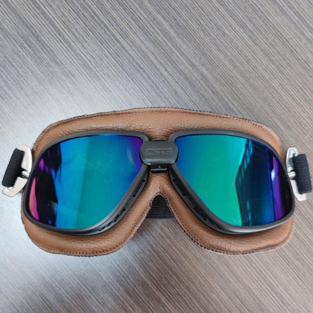Customizable Clear Motorcycle Helmets Glasses UV Riding Goggles with PC Frame Eyewear for Motorcycling