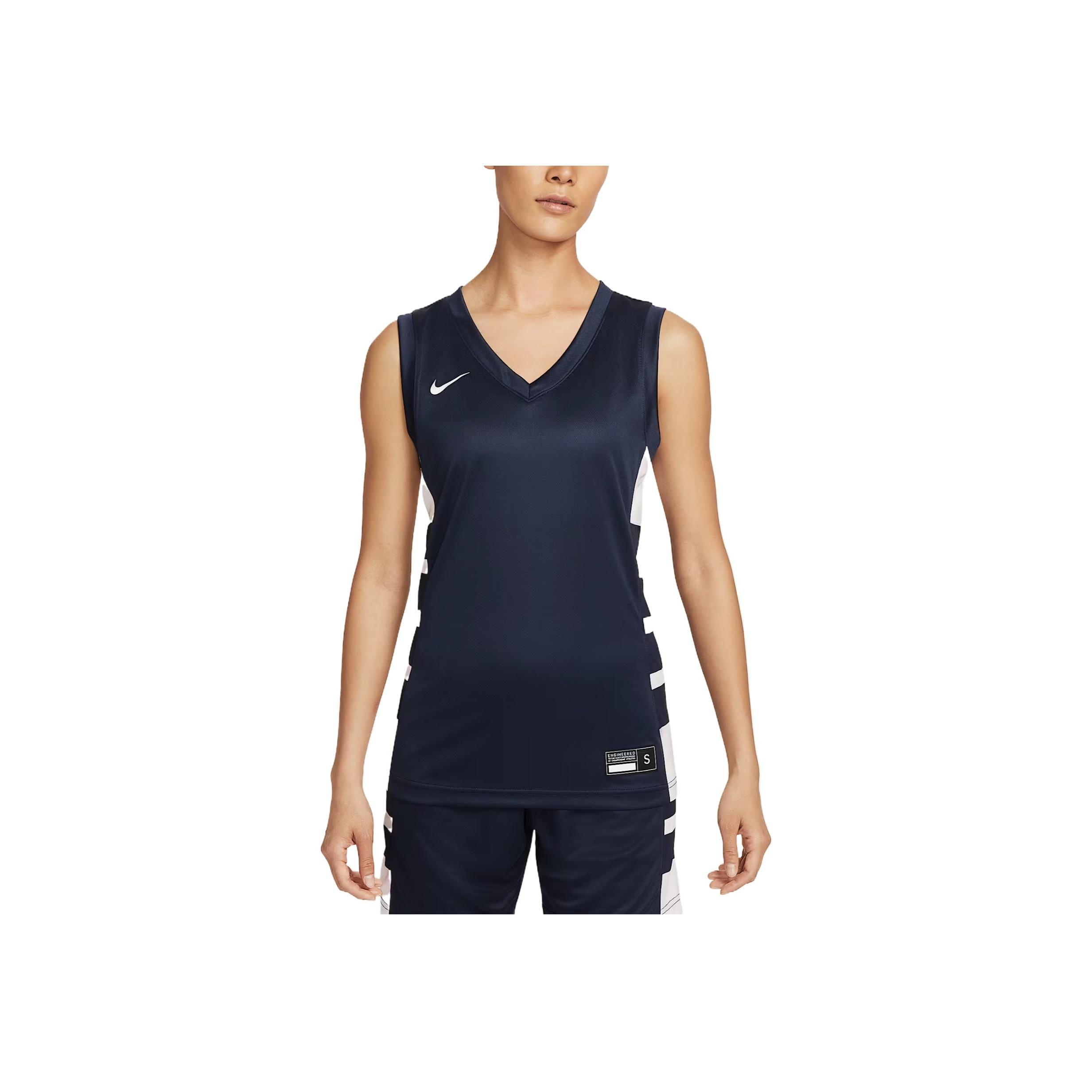 

Nike Dri-Fit Elite Power Fashion Simple Stylish Solid Color Basketball Vest Women Tops Deep-Team-Blue IM9814-401 M
