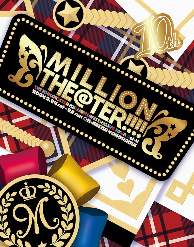 

THE MILLION 10thLIVE TOUR MILLION LIVE production limited clear file tin badge set IDOLM@STER LIVE! Act-4 THE@TER!!!! Blu-ray [First edition] (A4 +