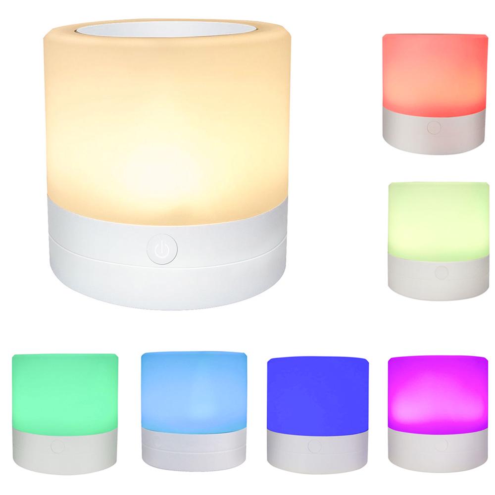 

Nachtlicht перезаряжаемые светодиоды tisch nachttisch pflege lampe 7 Farben Licht