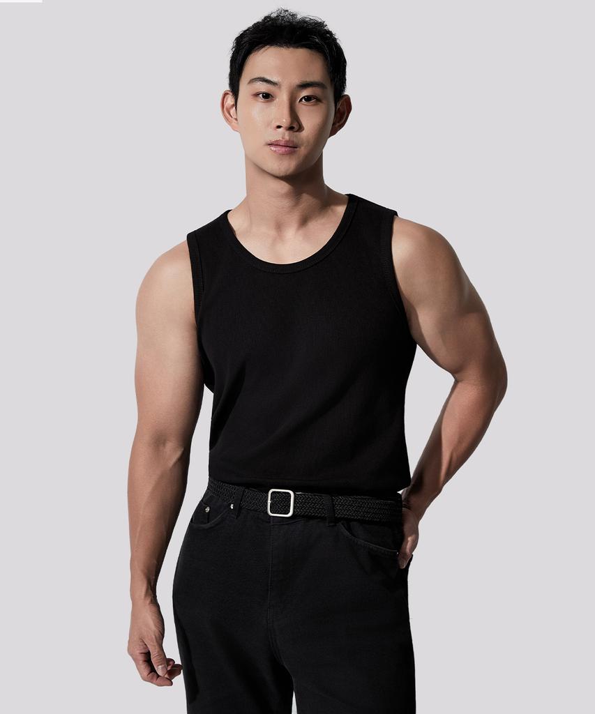 POLYGRAM Ribbed Body-Fit Sleeveless - 4 Colors
