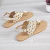 Fashion Casual Flat with Flip Flops Woman Shoes 2025 Summer Women Slippers Design Open-toe Flat Women's Beach Sandals/Slippers Outdoor