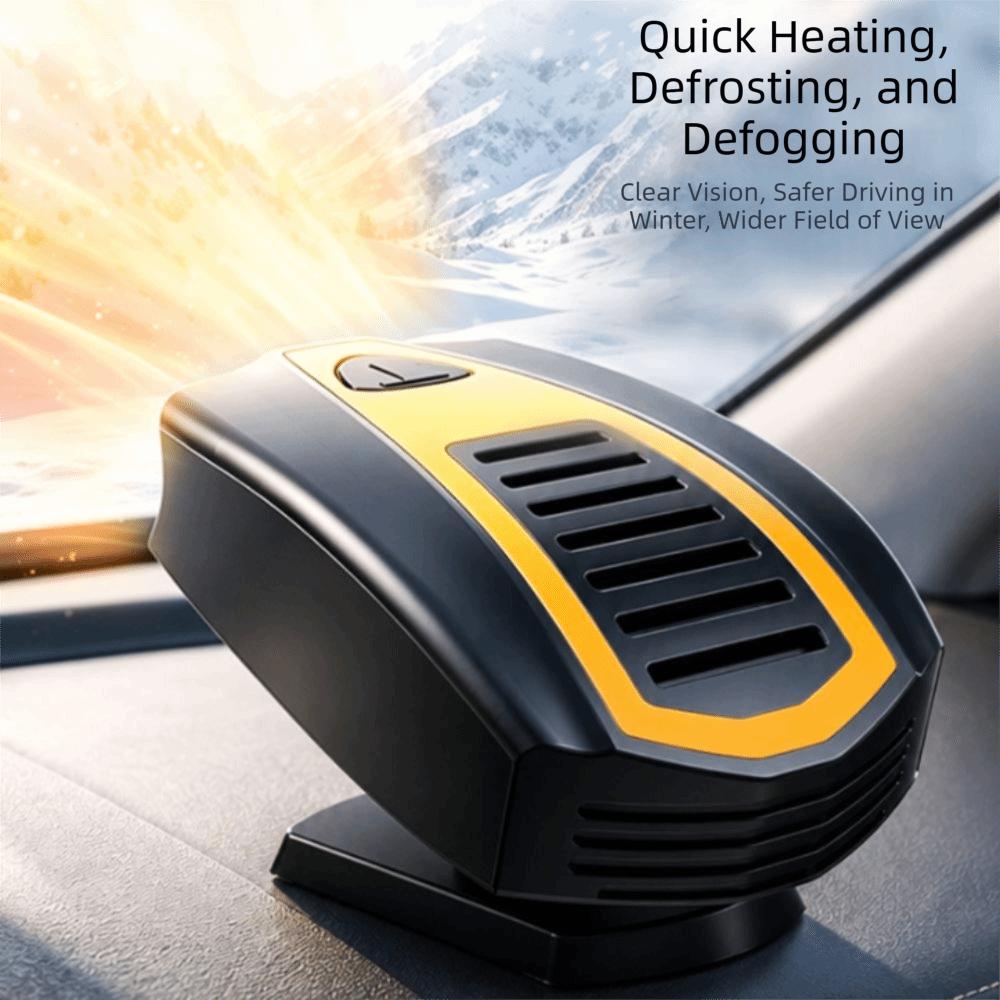 360° Rotatable Windshield Defogger Heating And Cooling Auto Air Defogging Heater Winter Driving
