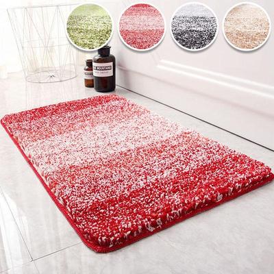 Saugfähige Bodenmatte aus Samt mit Schneeflocken-Motiv für Badezimmer, Badezimmer, Küche, rutschfeste Matte, Fußmatte für Eingang und Schlafzimmer
