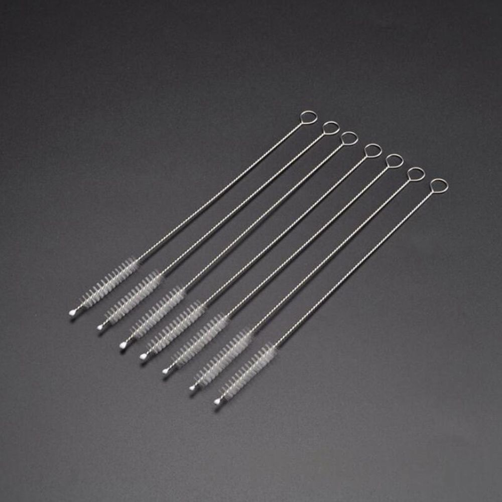 New Brand Cleaning Brush 10pcs Nylon Drinking Stainless Steel Glass Pipe Straw Cleaners