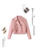 Women's Sheepskin Suit Collar Leather Jacket - Autumn & Winter 2025, Petite Short Design