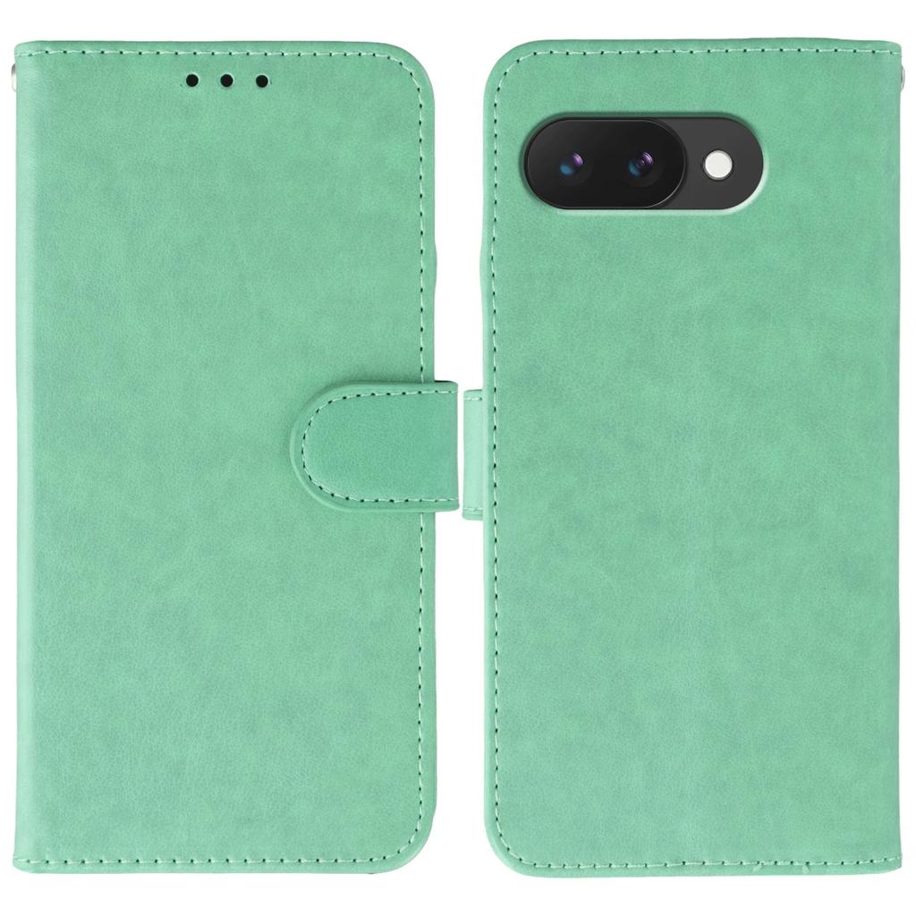 For Google Pixel 9a Case PU Leather Flip Wallet Phone Cover with Strap