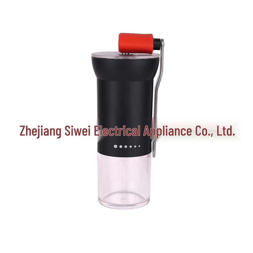 Compact Hand-Crank Coffee Grinder - Portable Manual Ceramic Burr for Home Use