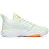 Anta Attack 4 Abrasion Resistant Rebound Mid-Top Performance Basketball Shoes Men's White Green Orange Sneakers 112231603-1