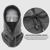 Winter Outdoor Cycling Fleece Lined Knitted Face Mask Hat Windproof Cold Proof Snow Sports Headwear Motorcycle Warmth Protection