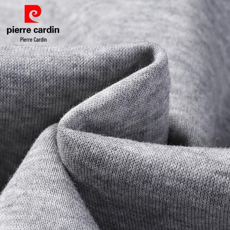 Pierre Cardin Men's Solid Milk Silk Blend Hooded Sweatshirt