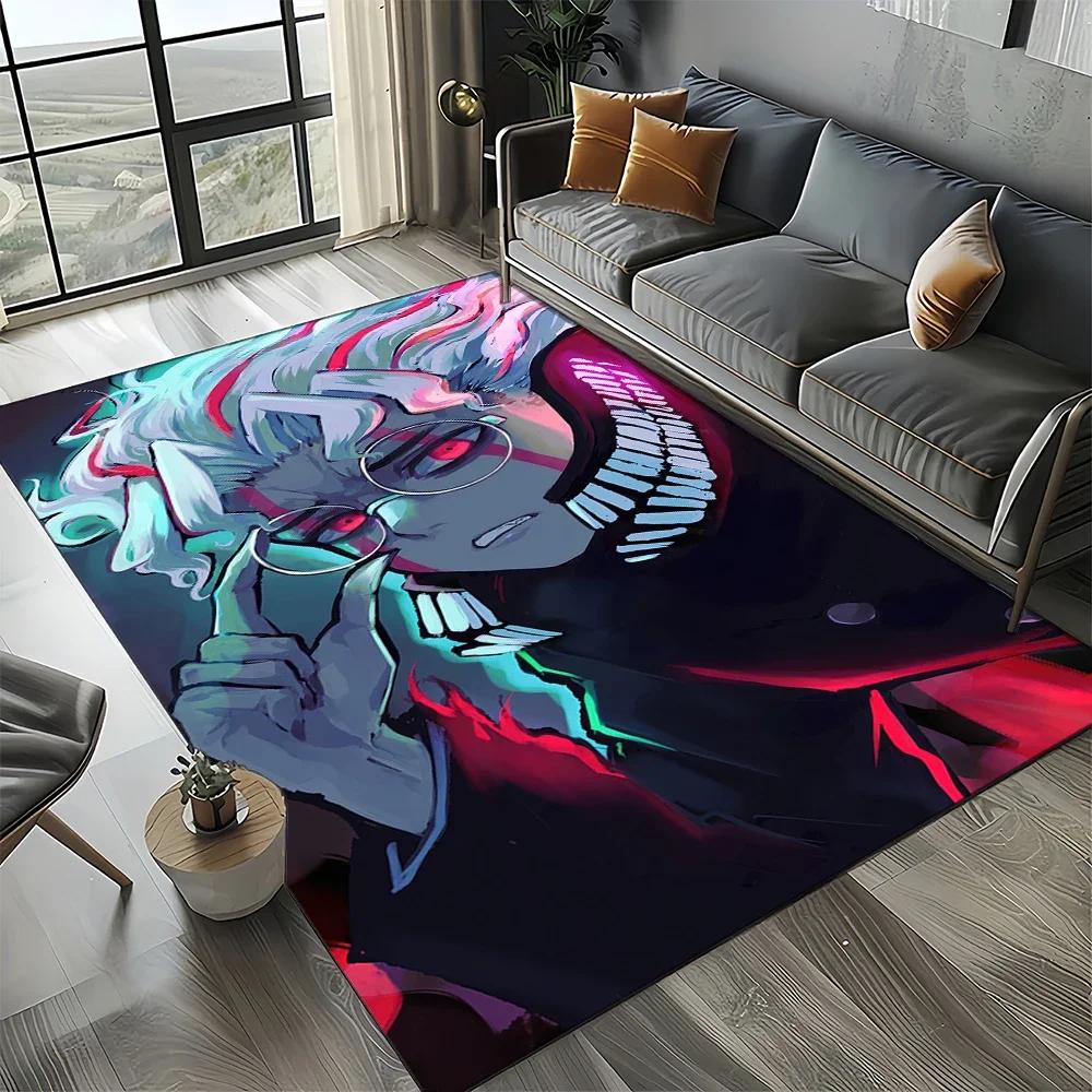 DAN DA DAN Anime Cartoon 3D Carpet Rug for Living Room Bedroom Home Sofa Decoration,Kids Play Non-slip Floor Mat Gift