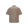 Reebok Solid Color Classic Fashion Sports Comfortable Loose Short Sleeve Shirt Men Shirts Khaki 23RCS805UGR1