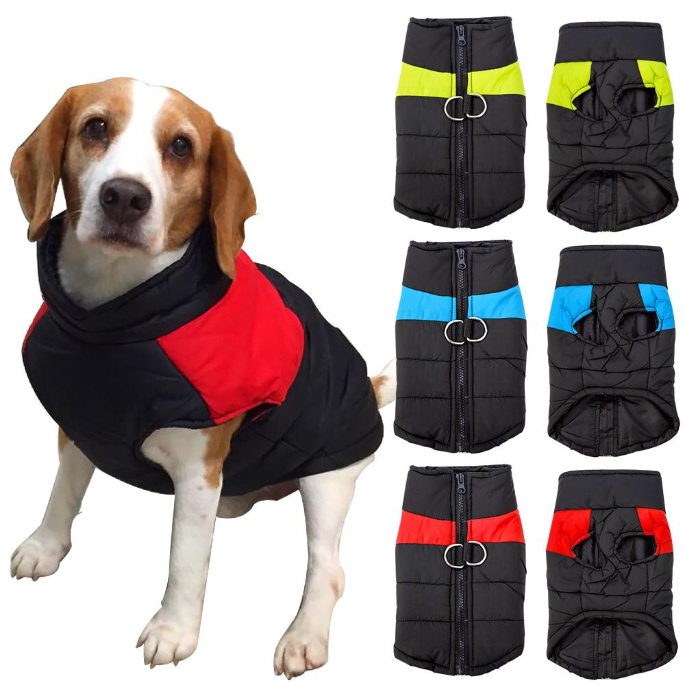 Waterproof Pet Dog Puppy Vest Jacket Chihuahua Clothing Warm Winter Dog Clothes Coat S to 5XL