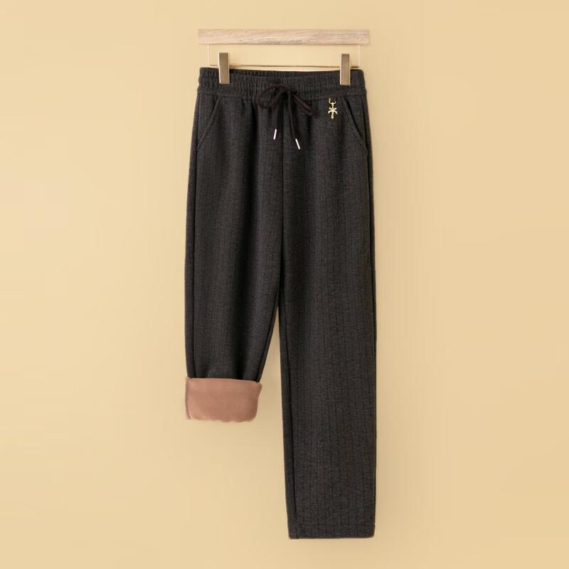 Langsha Women's Mid-Aged Casual Straight-Leg Pants