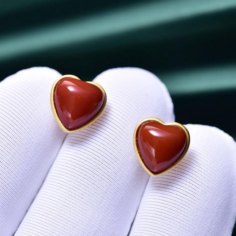 Tancise 925 Σκουλαρίκια Κρεμαστά από Ασήμι Στερλίνα με Αχάτη και Ζιργκόν Για Γυναίκες Δώρα για Γάμο Πάρτι