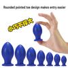 C116 Blauer Drachenei Anal Plug - Unisex Outdoor SM Flirtspielzeug
