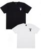 CREAM SODA LAB Small Logo Gray Short Sleeve T-Shirt Set