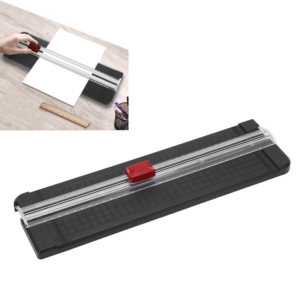 Paper Cutter 5 Sheets Capacity 300mm Cutting Width Mini Paper Cutter Free Cut ABS  Paper Cutter Fo