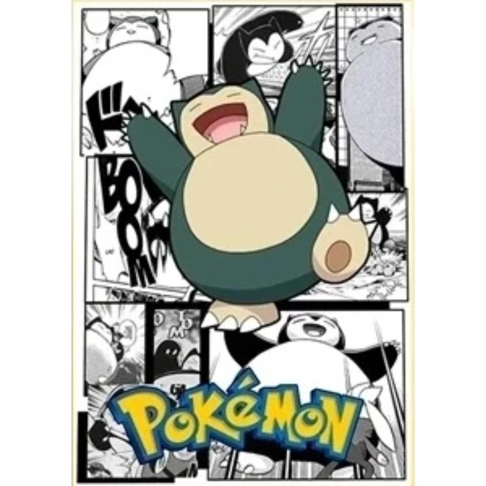 

Pokemon Anime Cartoon Canvas Painting Pikachu Snorlax Charizard Poster Print Mural Picture Wall Art Home Aesthetic Decor Cuadros 21X30CMNo Framed