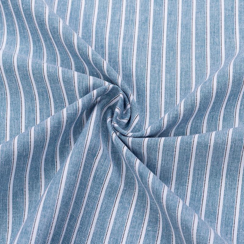 FIRS Men's Short Sleeve Striped Business Casual Shirt