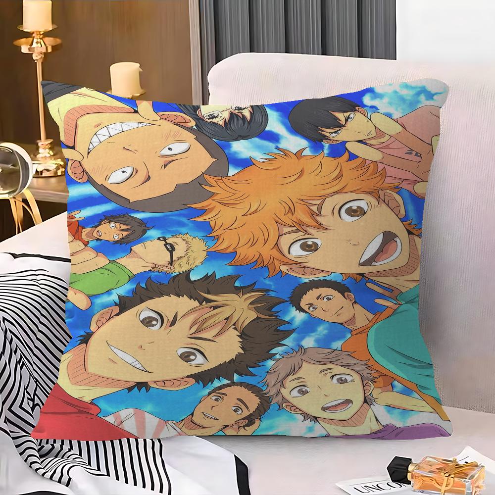 Haikyu Cushion Cover Pillowcase Upholstery Sofa Throw Pillow Home Decor Pillowcas