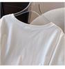 Women's Plus Size Mid-Length Loose Fit Round Neck Short-Sleeve T-Shirt (200/300/350 Jin, Style 6107)