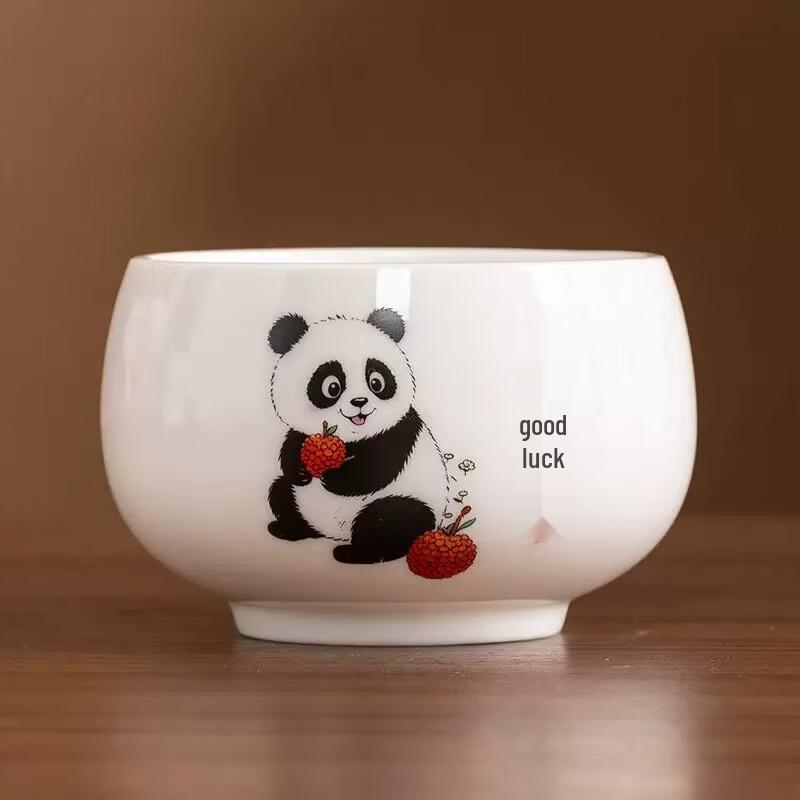 Panda Ceramic Tea Cup Set