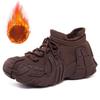 Cotton Shoes, Fleece Shoes, Thick-soled Shoes, Outdoor Snow Boots, and Thick-soled Shoes