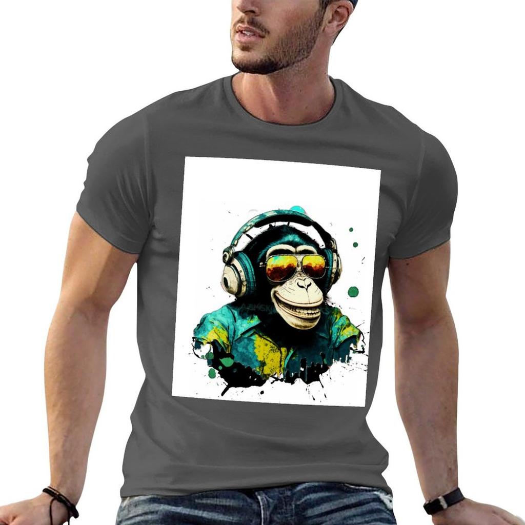 Camiseta Graffiti Dj Monkey Business N18 Para Festa De Fim De Ano