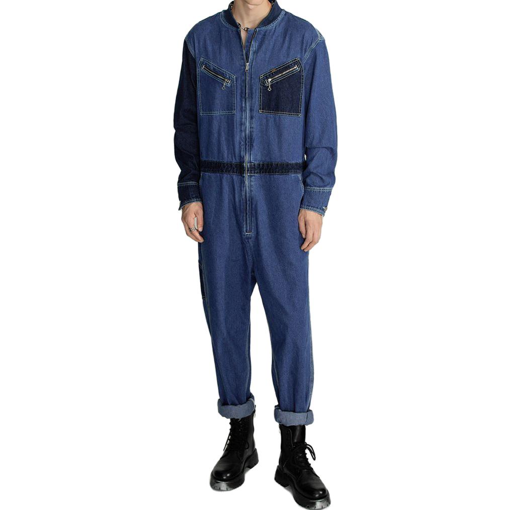 Lee Comfortable Denim Jumpsuit Men jumpsuits Blue LMB0043965GL00FA02226
