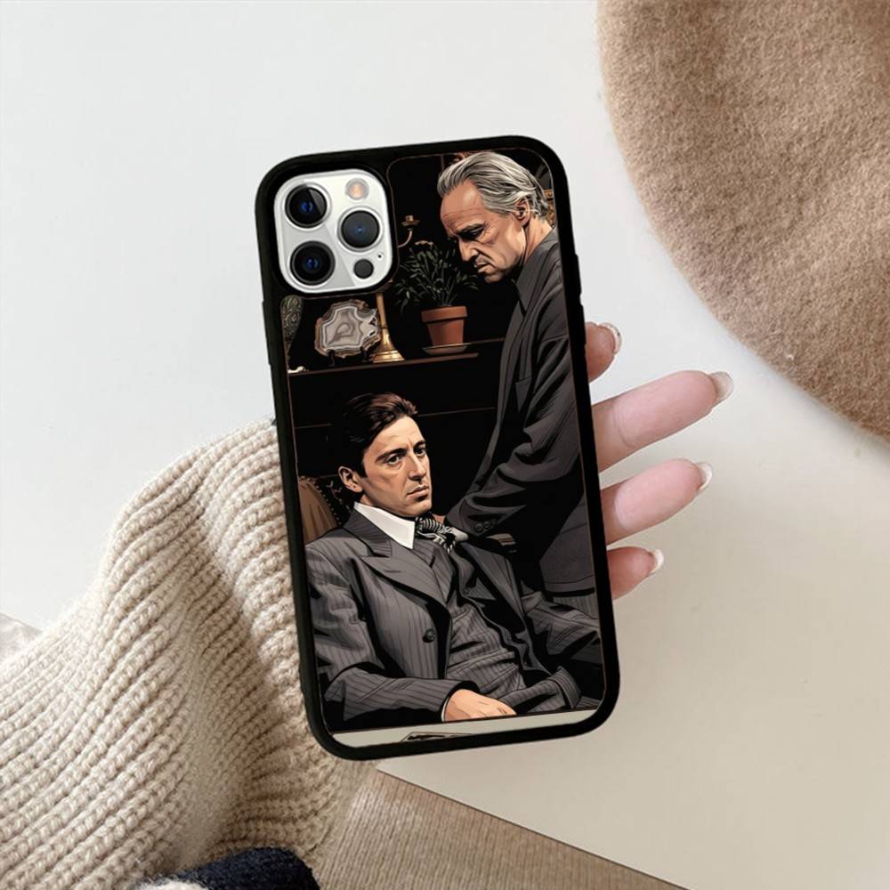 

TV T-The Godfather For iPhone 17 16 15 14 13 12 11 Pro Max Plus Mini PC+TPU Back Phone Cover iPhone 12 Pro