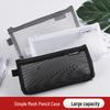 Triangle Mesh Pencil Case: Large Capacity, Transparent Nylon for Students