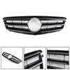 Black Front Grill Grille Fit Mercedes Benz C Class W204 C300 C350 2008-2014
