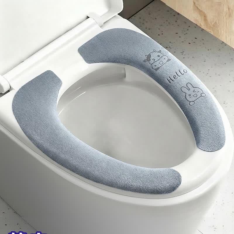 YOUQIN Winter Warm Adhesive Toilet Seat Cover