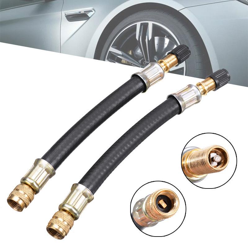 Flexible Rubber Tyre Valve Extension Adapter Car Accessories Bike Accessories