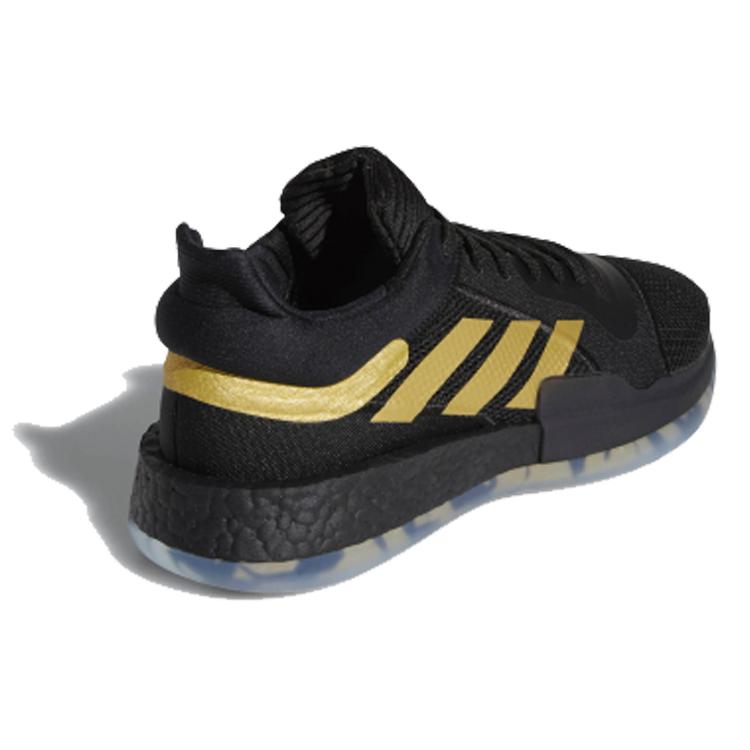 Adidas Marquee Boost Low Black Metallic Gold EE8572