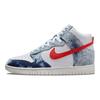 Nike Dunk High Washed Denim Dámske tenisky Modrá Viacfarebná Biela DV2181-900