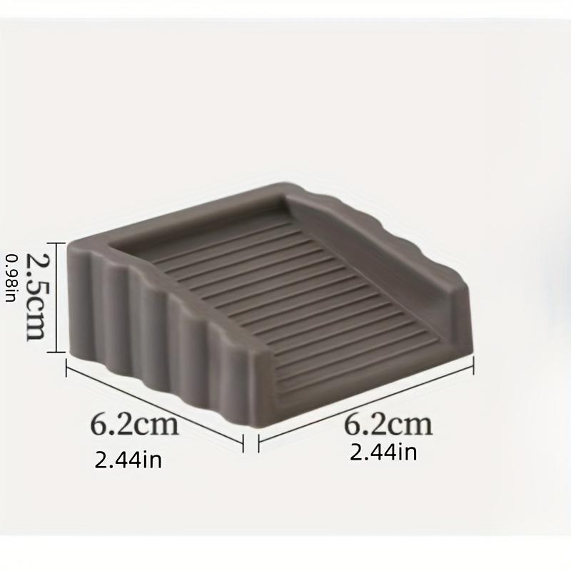 2Pcs Safety Silicone Door Stop Block Wedge Stop Door Stopper Home Office Door Rear Retainer Impact Stopper Rubber Stops No Drill