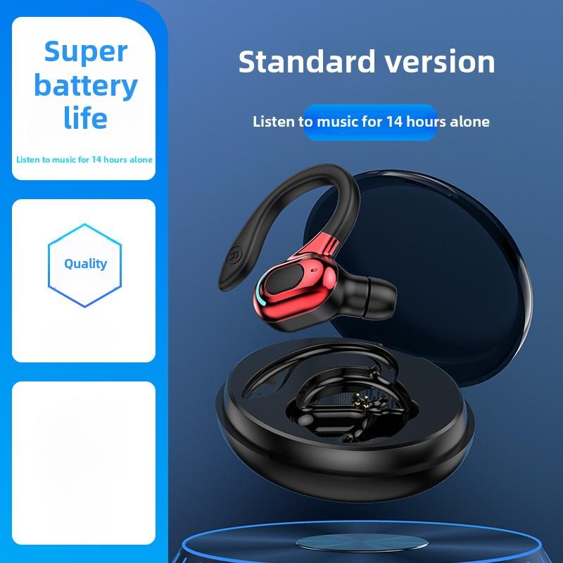 

Наушники Bluetooth с подвесным ушным вкладышем, мощные беспроводные наушники с ультрадолгим сроком службы, спортивные наушники с шумоподавлением красный