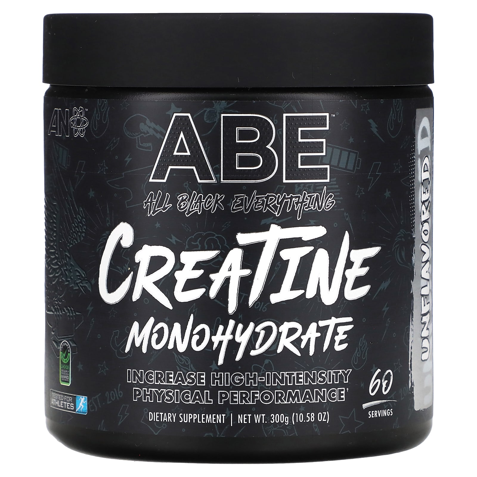 

ABE, Creatine Monohydrate, Unflavored, 5 g, 10.58 oz (300 g)