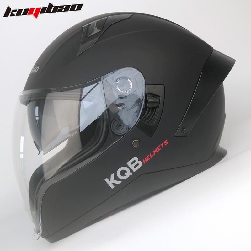 Double Lens Motorcycle Helmet Full Helmet Drinking Water Lightweight Four Seasons Ghost Face Helmet with Bluetooth