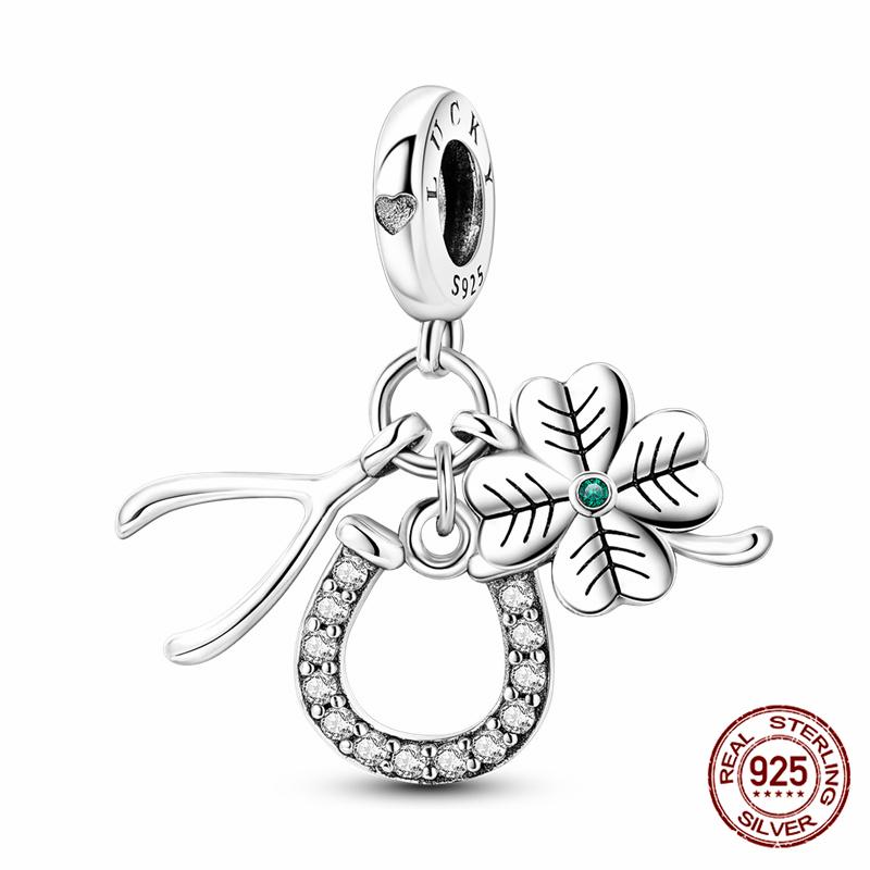 100% Genuine 925 Sterling Silver Ocean Collection Seashell Turtle and Heels Charm Beaded for Original  Bracelet Bracelet