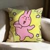 My Friend Rrabbit Cute Pillow Case Pillowcase Doublesided Printed Sofa Cushion Bedroom Headboard Pillow