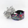 New Fashion Crown Headpiece - Baroque Vintage Colorful High Crown Prom Hair Accessory