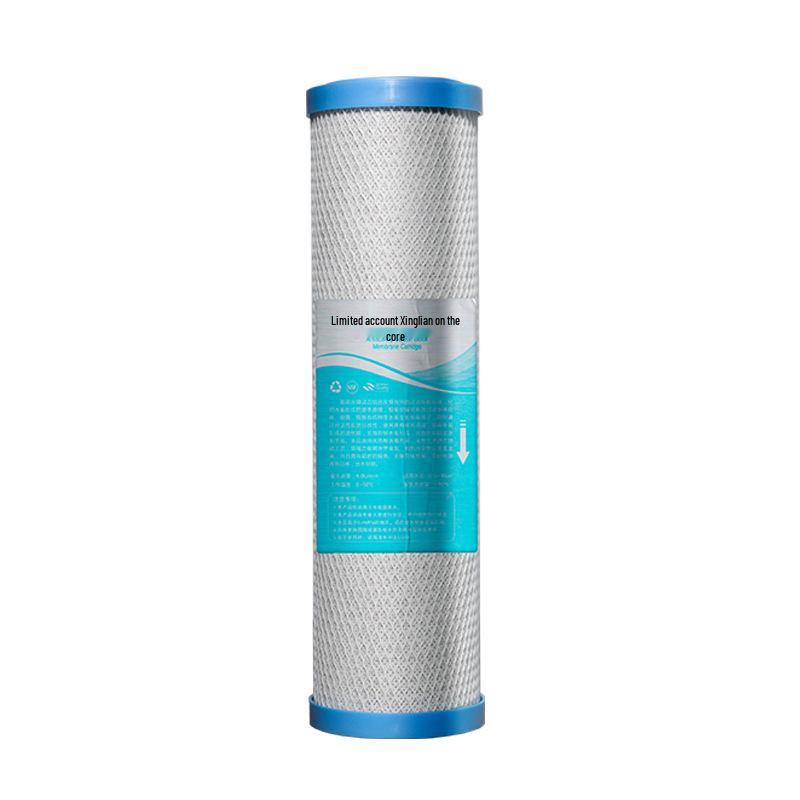 10-inch Carbon Sintered Water Purifier & 20-inch Flat Port Scale Inhibitor: Removes Scale & Chlorine.
