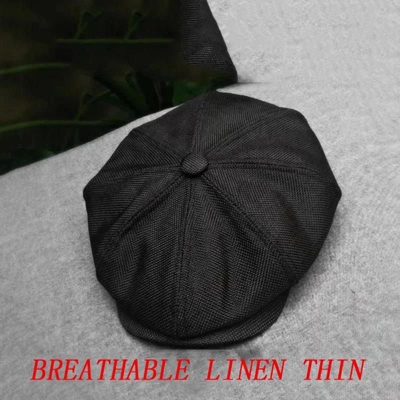 Wool Newsboy Cap Men Grey Herringbone Flat Caps Women Men British Painters Hat Soft Autumn Winter Hats Octagonal Cap BLM09